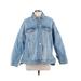 Zara Denim Jacket: Blue Jackets & Outerwear - Women's Size Large