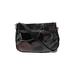 Carlos Falchi Leather Crossbody Bag: Black Jacquard Bags
