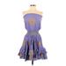 Moda International Casual Dress - DropWaist: Purple Dresses - Women's Size X-Small