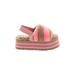 Ugg Australia Sandals: Pink Stripes Shoes - Women's Size 8