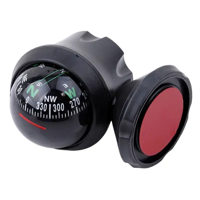 High Quality 360 Degree Rotation Waterproof Vehicle Navigation Ball Shaped Car Compass with Suction