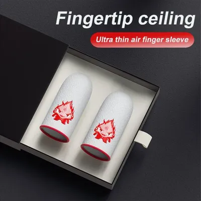 Gaming Fingertips Breathable Game Thumb Sleeve for PUBG Game Finger Cover Controller Touch Screen