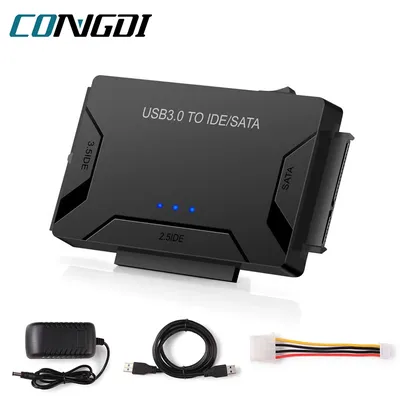 USB 3.0 to SATA IDE Hard Disk Adapter 2.5/3.5 Inch HDD SSD Optical Drive Data Transfer Converter for