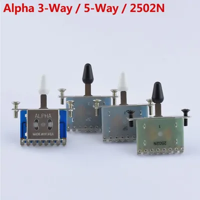 【Made in Korea】Genuine Alpha Electric Guitar Pickup Selector Switch 5-Way / 3-Way / 2502N