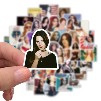 10/30/50PCS Singer Lana Del Rey Stickers Graffiti Decals Waterproof DIY Guitar Phone Scrapbook