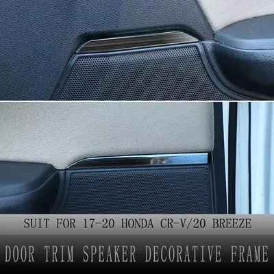 Door Trim Speaker Cover for Honda CRV CR-V 2017 2018 2019 2020 Door Trim Speaker Decorative Frame