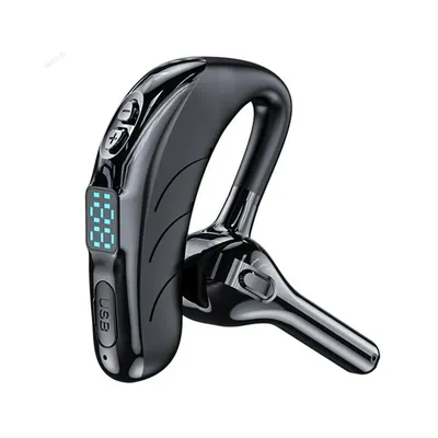 X13 Single Ear Headset with Mic Bluetooth 5.1 Earphone Noise Cancelling Waterproof Earpiece Wireless