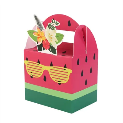 24PCS Watermelon Party Supplies Watermelon Party Favor Boxes One in a Melon Party Supplies One in a
