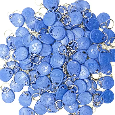 100pcs RFID Tag 125KHz RFID Card Proximity Keyfobs Key Fob Access Control Smart Card 10 Colors TK4100 Keyfob only Read