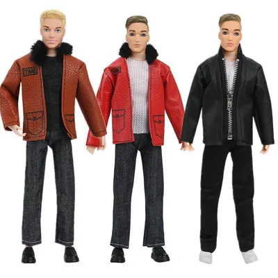 30cm Fashion Ken Doll Full Set 1/6 Multi Jonts Movable Boyfriend with Clothes Suit Children Dress Up