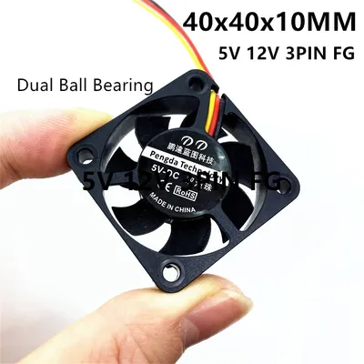 DC5V 12V 24V Ball Bearing 4010 40MM Fan 4CM 40*40*10mm Fan For South and North Bridge Chip 3D