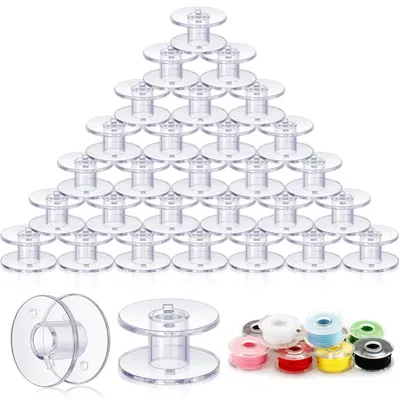CLYAIYLC sewing machine bobbin Grade 15 plastic bobbin compatible with SA156 sewing machine