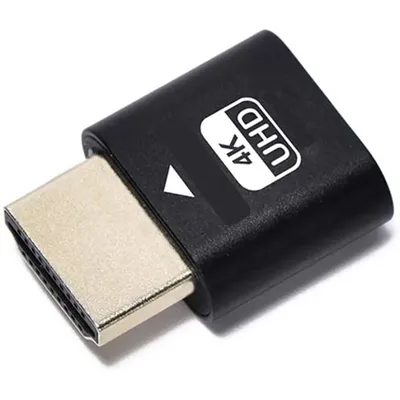 HDMI-compatible Dummy Plug Virtual Display Headless Ghost Display Emulator 4K DDC EDID Dummy