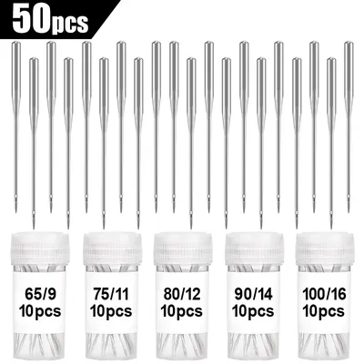 50Pcs Sewing Machine Needle Sharpness Universal Rule Points Applicable to All Low Lever Buckle