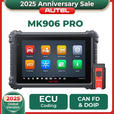 Autel MaxiCOM MK906 Pro MK906PRO Diagnostic Scanner Advanced ECU Coding Diagnostic Tool OBD2 Scanner PK MaxiSys MK906BT MS906