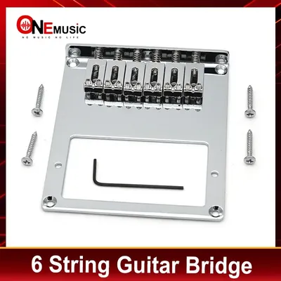 Electirc Guitar Bridge for TL Style Guitar with Humbucker Hole 101x89mm String Spacing 10.5mm Guitar