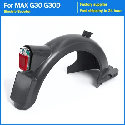 Rear Fender For Ninebot Segway Electric Scooter MAX G30 G30D Water Baffle Guard Rear taillight Wheel