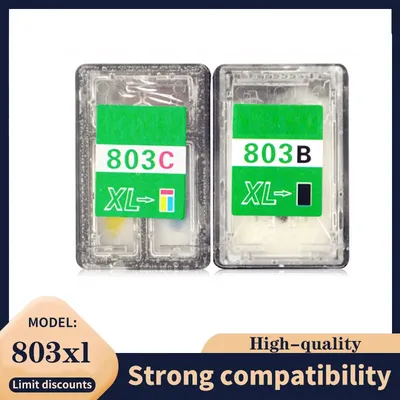 vilaxh HP803 Cartridge For Refillable Edibel Ink Cartridge For Coffee Printer For HP 803BK 803