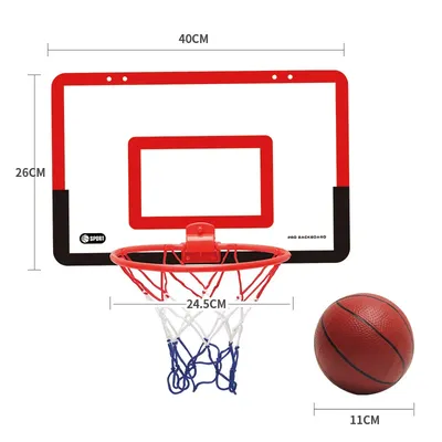 Portable Basketball Hoop Toys Kit Foldable Indoor Home Basketball Fans Sports Game Toy Set for Kids
