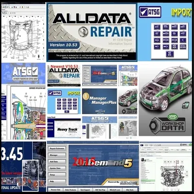2024 Alldata 10.53 +Auto data 3.45 + Mi.chell 2015 + ATSG +Vivid Workshop + ElsaWin ET.A 8.3 Auto