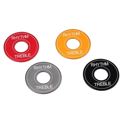 Guitar Toggle Switch Ring Aluminum Toggle Switch Plate Rhythm Treble Washer Ring For EPI Electric