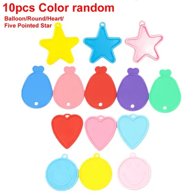 10pcs Aluminum Foil Balloon Pendant Wedding Party Balloon Hanging Accessories Cute Reusable Block
