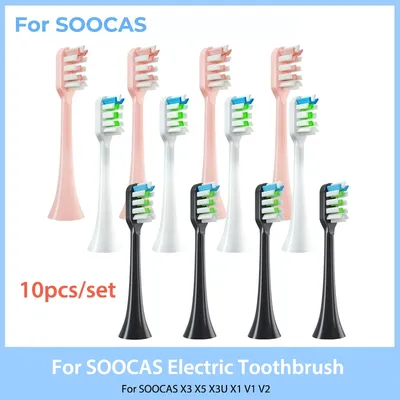 Replacement Brush Heads for Xiaomi SOOCAS X3 X5 V1 X3U 5-10pcs Bristle Heads Electric Toothbrush