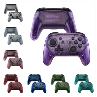 eXtremeRate Full Set Housing for NS Switch Pro Controller, Faceplate Backplate with Handles -