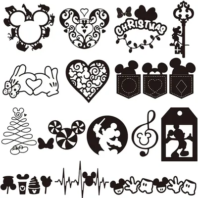 Mickey Mouse Head Animal Kingdom Cutting Dies Disney Mickey Tag Diecut For DIY Scrapbook Paper Card