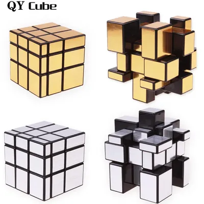 [Picube] QiYi Mirror Cube 3x3x3 Magic Cube Speed Cubo Professional Puzzle Cubo Magico Toys for