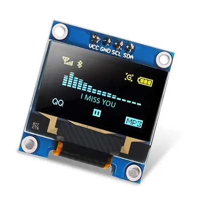 0.96 Inch OLED Module 12864 128x64 Yellow Blue SSD1306 Driver I2C Serial Self-Luminous Display Board