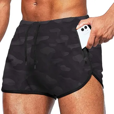 2023 Camo Running Shorts Men Summer Sportswear Gym Fitness Shorts Quick Dry Workout Shorts Training