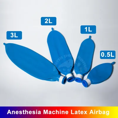 Anesthesia Ventilator Latex Airbag Breathing Bag Reservoir Bag Anesthesia Machine Respirator Air Sac 0.5L 1L 2L 3L