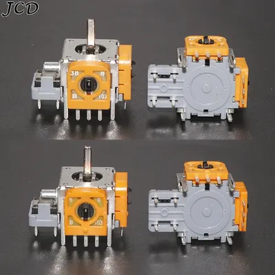 JCD 2pcs For Switch Pro Gamepad 3D Analog Joystick Rocker For PS3 PS4 Thumb Sticks Module