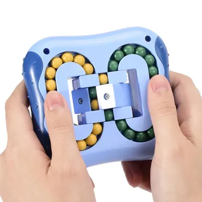 Rotating Magic Bean Fingertip Toy Puzzles Games for Kids Adults Intelligence Montessori Educational