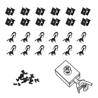 Evemodel 12pcs HO Scale 1:87 17mm E-Z Mate Magnetic Knuckle Couplers with Box Lid Pocket Cover with