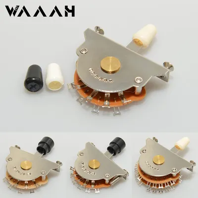 3 Way 5 Way Guitar Pickup Switch including Screws Pickup Selector Metal For Electric Guitar