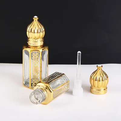Decoration Mini Transparent Empty Sample Vial Essential Oil Bottles Perfume Bottles Refillable