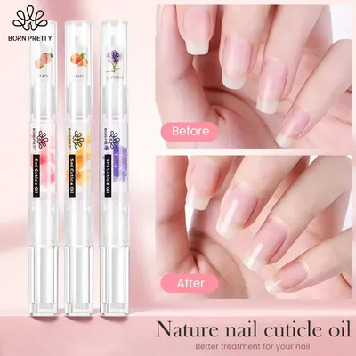BORN PRETTY 1PCS Cuticle Oil Pen Nail Treatment Cuticle Revitalizer Oil Manicure Care Tools Nail Polish Nourish Skin