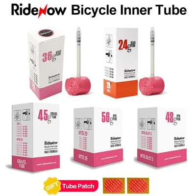 RideNow Ultralight Road Bike Inner Tube 700 700C 18 25 28 32 MTB Bicycle TPU Inner Tube 26/27.5/29