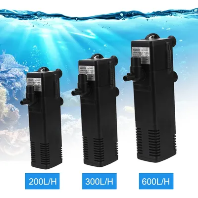 Low Level Water Turtle Tank Filter Aquarium Fish Tank Oxygen Increasing Pump EU Plug Submersible