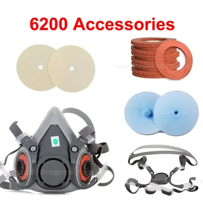 6200 Mask Accessories 6281 Head Belt Buckle 6893 Inhale Valves 6895 Gasket 6889 Replace For