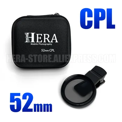 52MM Circular Universal Portable Polarizer Camera Lens CPL No Reflections Filter Professional for