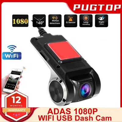 Car DVR Camera Recorder HD mini Camera WIFI USB Dash Cam for Car DVD Android Player ADAS 1080P Night Version 4k Dash Cam