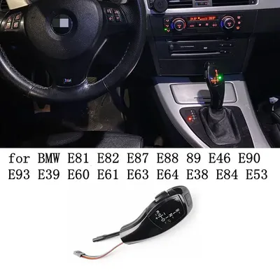 LED Gear Shift Knob Shifter Lever For BMW 1 3 5 6 Series E90 E60 E46 2D 4D E39 E53 E92 E87 E93 E83