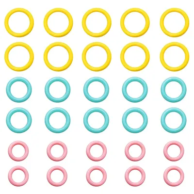 300/100PCS Knitting Stitch Marker Rings Smooth Crochet Stitch Marker Assorted Knitting Counters Needle Clip Sewing Accessories