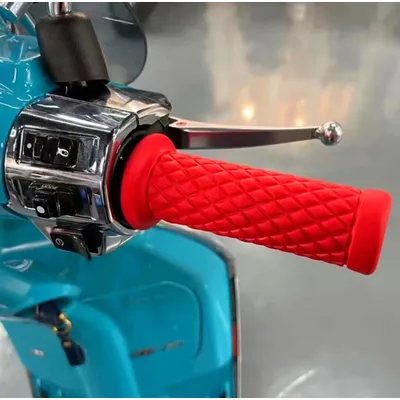 22mm Retro Handlebar Grips For Vespa GTS GTV LX 60 125 250 300 Primavera Sprint 150 Universal Handle