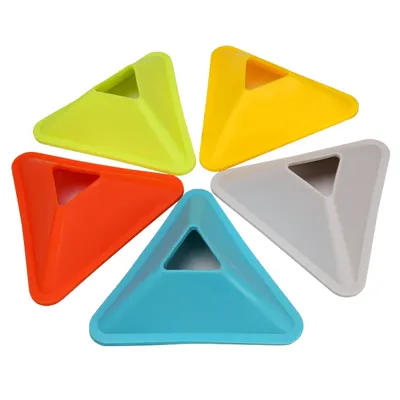 20PCS 40PCS Football Training Disc Triangle Soccer Practice Field Sports Agility Training Cone