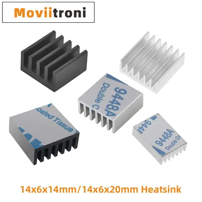 10pcs Aluminum Computer Cooler Radiator Heatsink 14x14x6mm Heat sink for Electronic Chip Heat