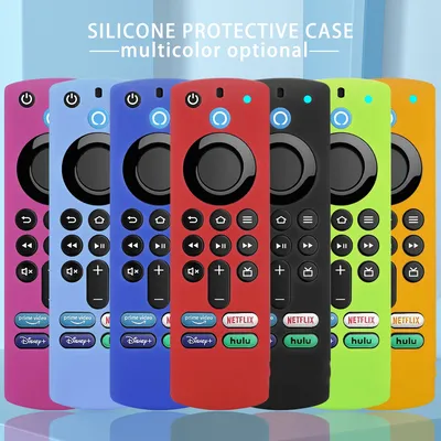 Silicone TV Remote Control Case Fit for Amazon ALEXA Voice Fire TV Stick 4K 3rd Generation